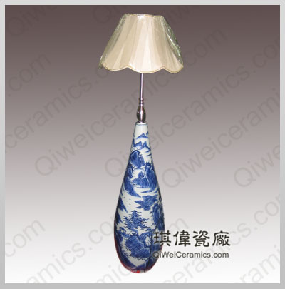 供应景德镇陶瓷灯具，家居用品，家居装饰品，陶瓷台灯，落地灯，挂灯